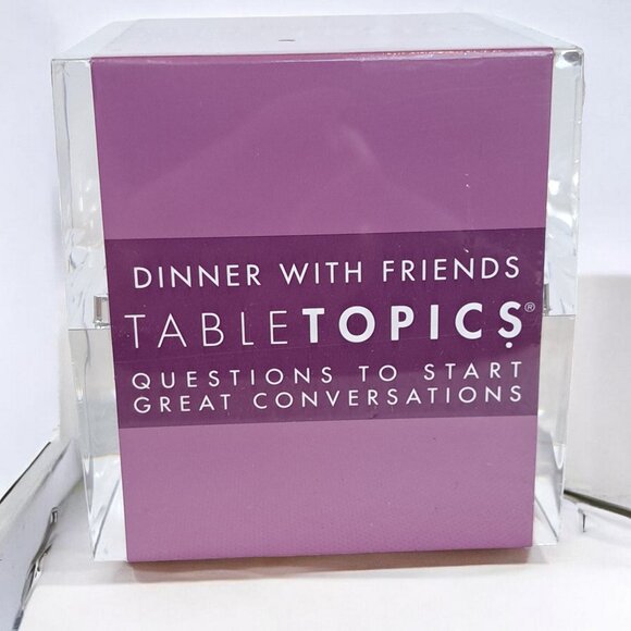 Dinner With Friends Table Topics Game Questions To Start Conversations NEW - Picture 3 of 5